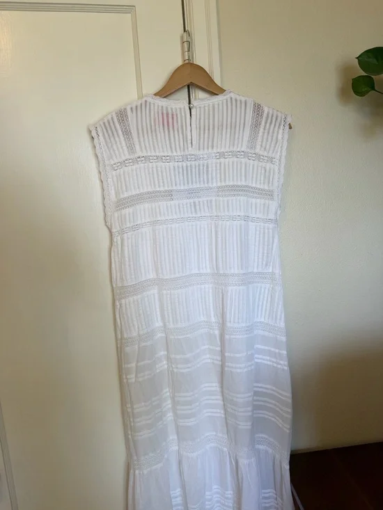 NWT Sonderhaus Margot Dress - Cotton Eyelet Heritage Maxi Dress - Picture 11 of 12